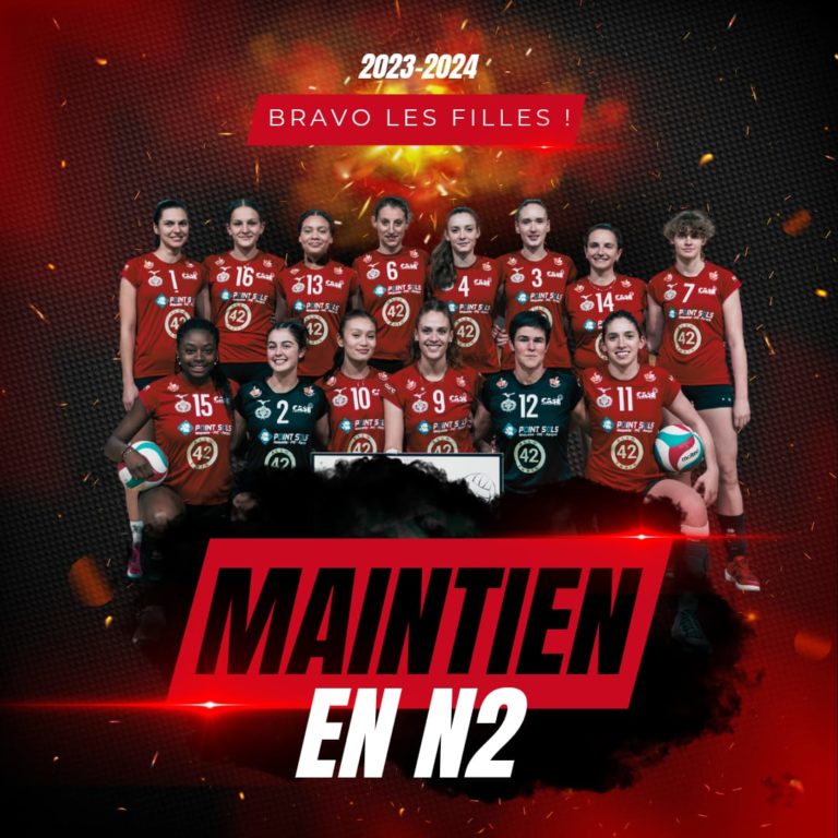 MAINTIEN DE L’ÉQUIPE FÉMININE EN N2 !